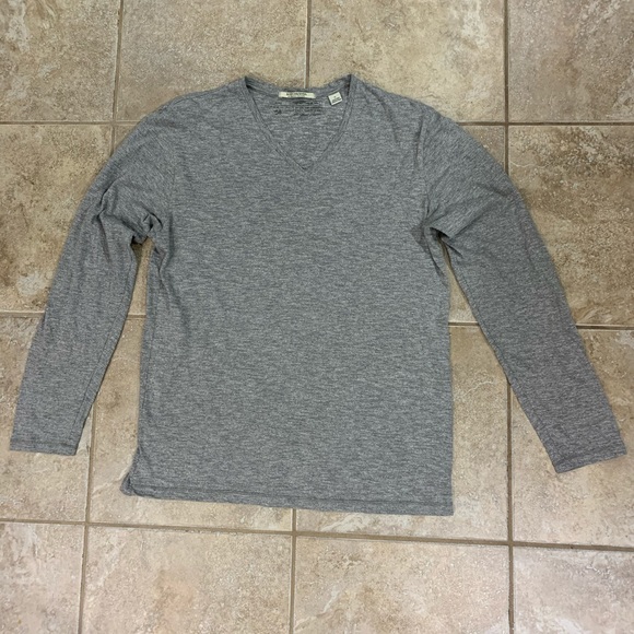 Scotch & Soda L grey light long sleeve shirt - Picture 1 of 4